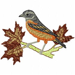 Small Birds Embroidery Design 12